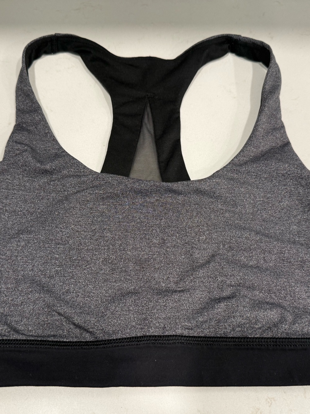 lululemon Invigorate Bra (Medium Support, B/C Cup) • Size 10 • Heathered Black